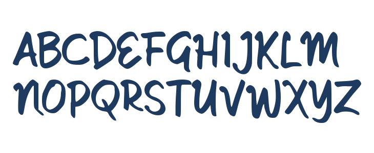 Sadella Script Uppercase