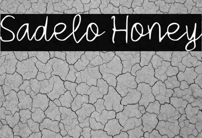Sadelo Honey Шрифта examples