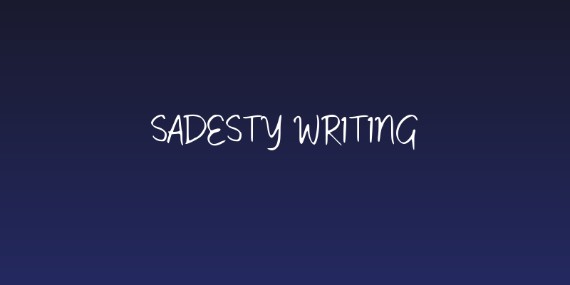 Sadesty Writing Social Header