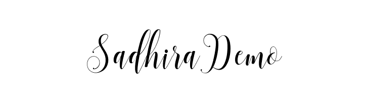 SadhiraDemo  Fuentes Gratis Descargar