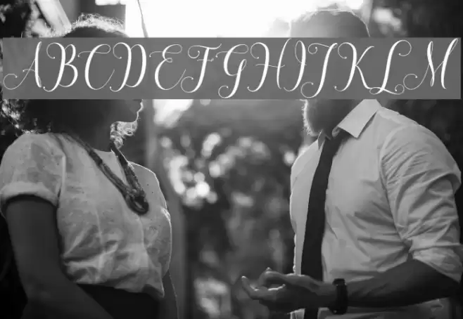 SadhiraDemo Font examples