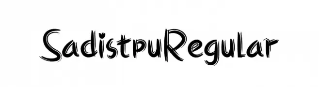 Sadistpu Regular  Frei Schriftart Herunterladen