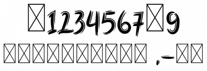 Sadistpu Regular Font OTHER CHARS