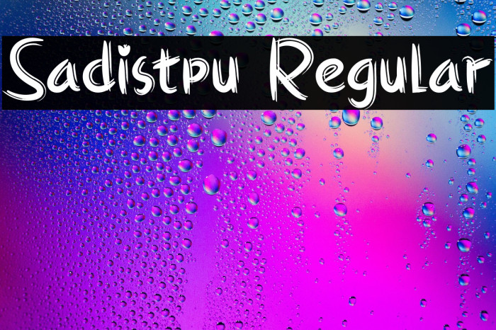 Sadistpu Regular Example 3