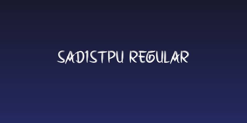 Sadistpu Regular Social Header