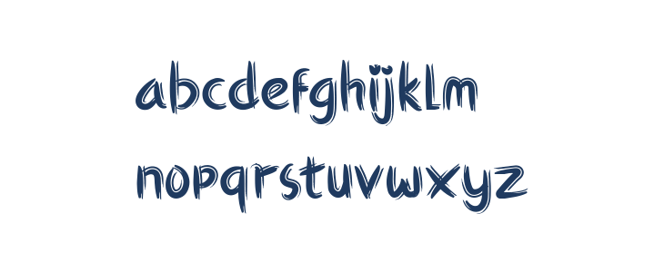 Sadistpu Regular Lowercase