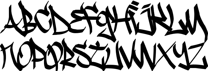 Sadoc Wild Original Font LOWERCASE