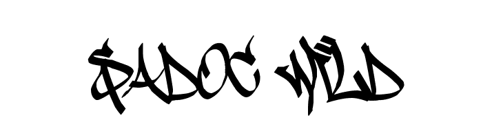 Sadoc Wild  Frei Schriftart Herunterladen