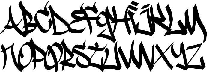 Sadoc Wild Font LOWERCASE