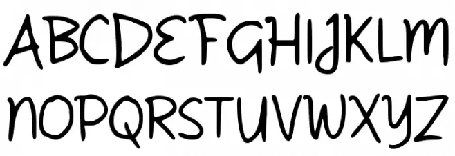 Sadolen Dalu Font UPPERCASE