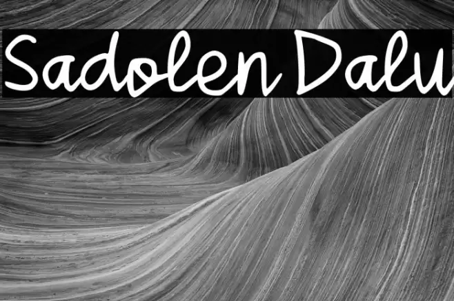 Sadolen Dalu Caratteri examples