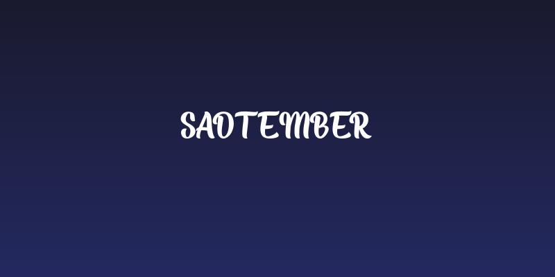 Sadtember Social Header