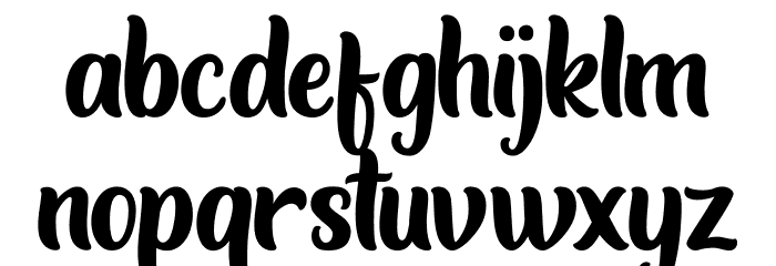 Sadtember Font LOWERCASE