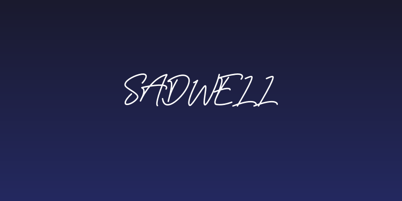 Sadwell Social Header