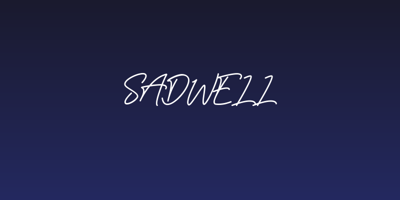 Sadwell Social Header