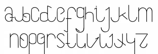 Saeela Nuary Demo Serif フォント 小文字