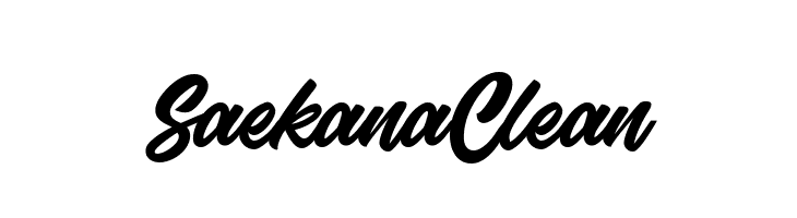 SaekanaClean  Frei Schriftart Herunterladen