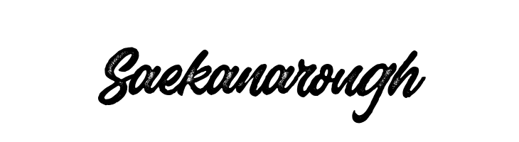 Saekanarough  Frei Schriftart Herunterladen