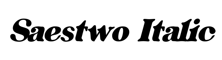 Saestwo Italic  नि: शुल्क फ़ॉन्ट्स डाउनलोड