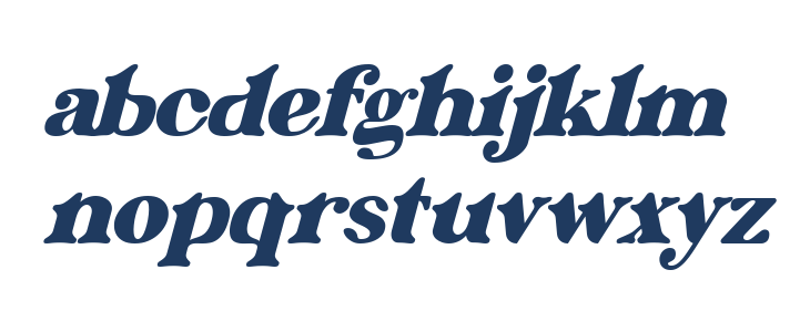 Saestwo Italic Lowercase