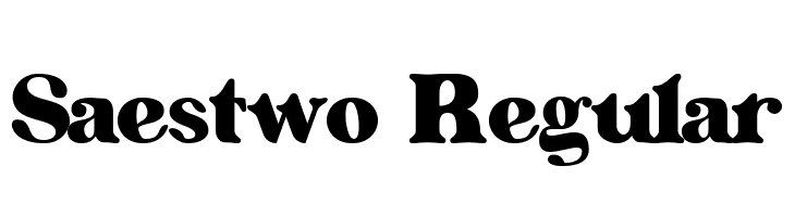 Saestwo Regular  Frei Schriftart Herunterladen