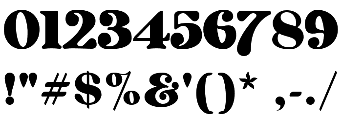 Saestwo Regular Font OTHER CHARS