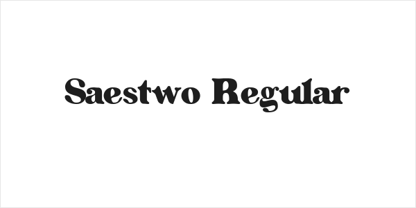 Saestwo Regular Logo