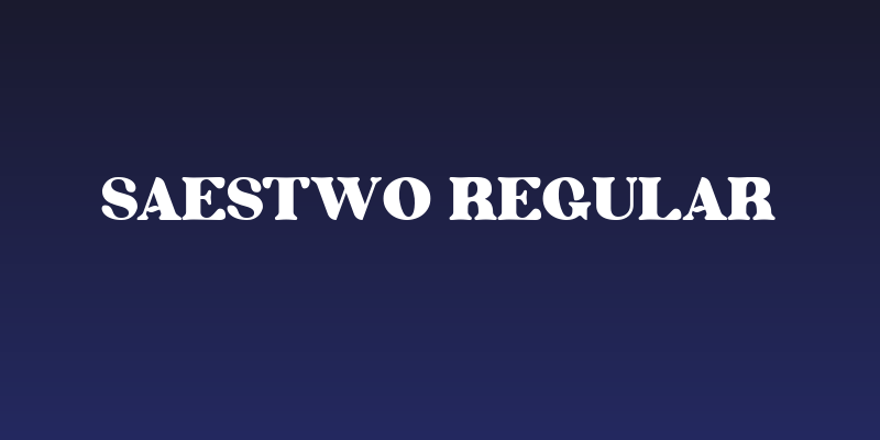 Saestwo Regular Social Header