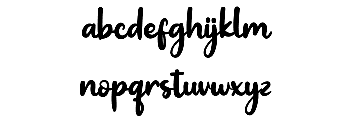 Safari Personal Use Font LOWERCASE