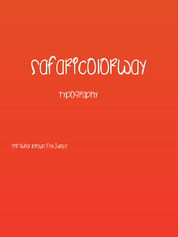 SafariColorway Poster