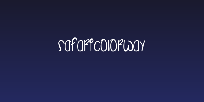 SafariColorway Social Header