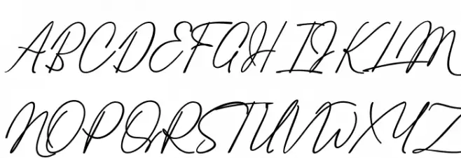 SafarnamaSignature-Regular Polices MAJUSCULES