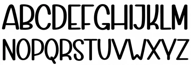 Safe Holiday Family خط أحرف كبيرة