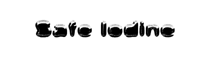 Safe Iodine Font