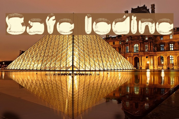 Safe Iodine Font examples