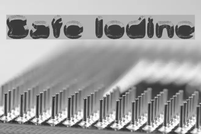 Safe Iodine Font examples