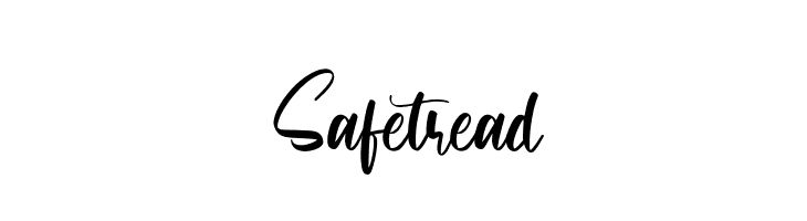 Safetread  Frei Schriftart Herunterladen