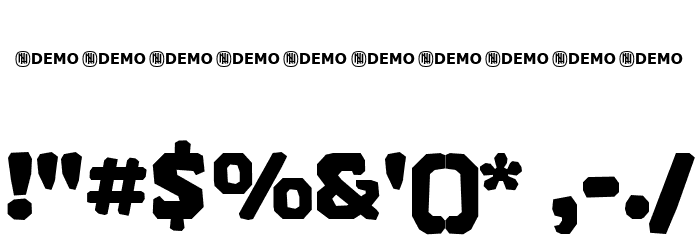 Safety Goggles Regular Font OTHER CHARS