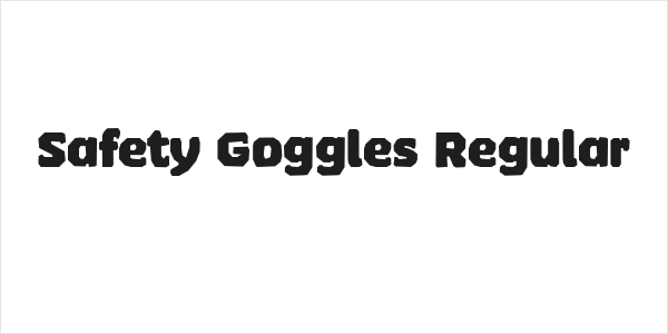 Safety Goggles Regular Logo
