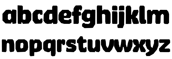 Safety Goggles Regular Font LOWERCASE