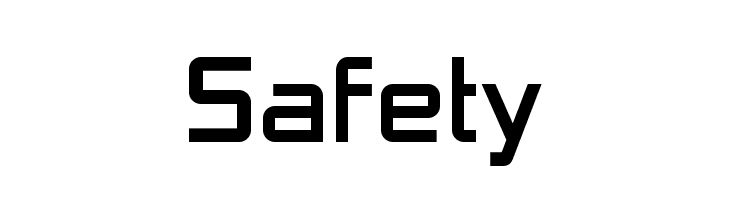 Safety Шрифта