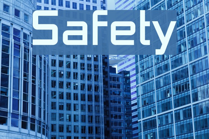 Safety Font examples