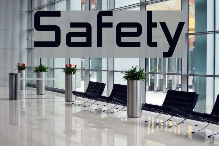 Safety Font examples