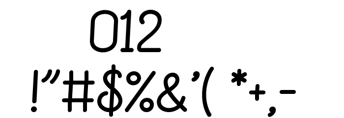 Saffa Script Monoline Font OTHER CHARS