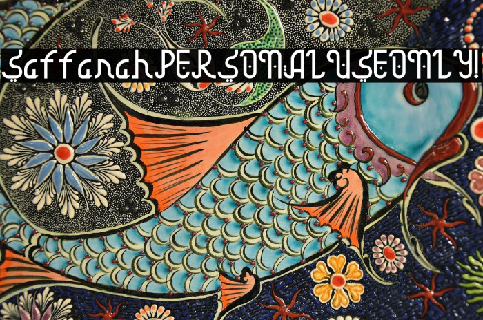 Saffanah PERSONAL USE ONLY! Example 1