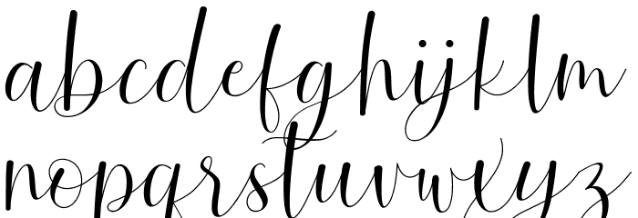 Saffire Font LOWERCASE