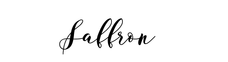 Saffron Font