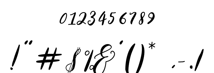 Saffron Font OTHER CHARS