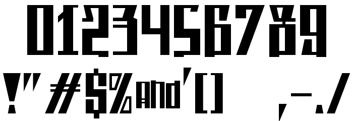 Saffron_Cyr Font OTHER CHARS