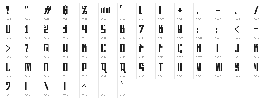 Saffron_Cyr Character Map